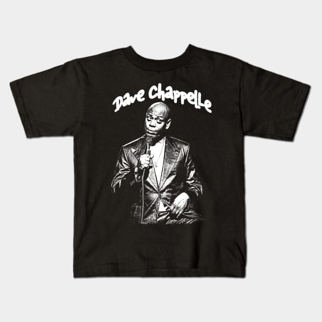 Dave Chappelle Kids T-Shirt by Lowchoose